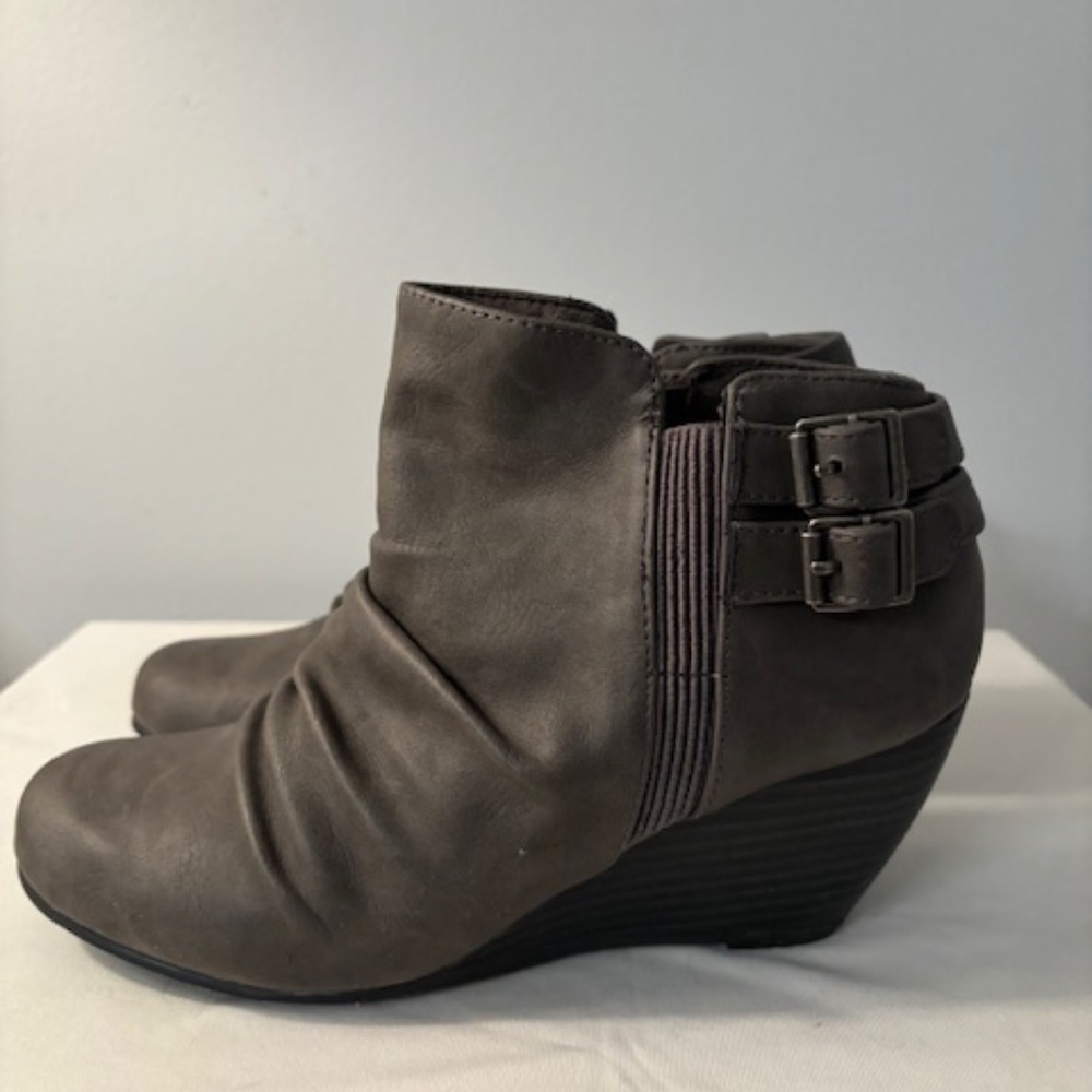 Grey Ankle Boots